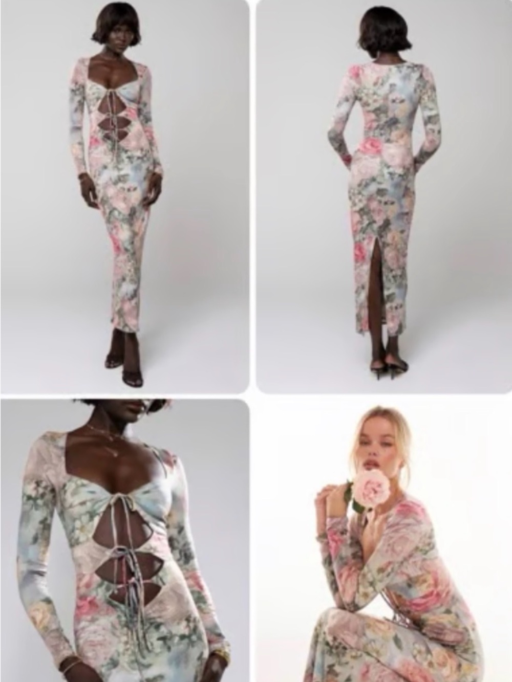 Xs soft floral Resa Dress - Picture 7 of 7